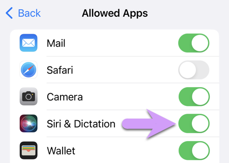 five things you forgot locking down your kids iPhone: temporarily enable Siri & Dictation