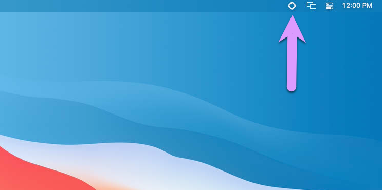 Click the Gertrude menu bar icon